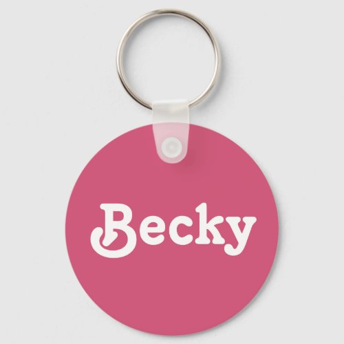 Key Chain Becky