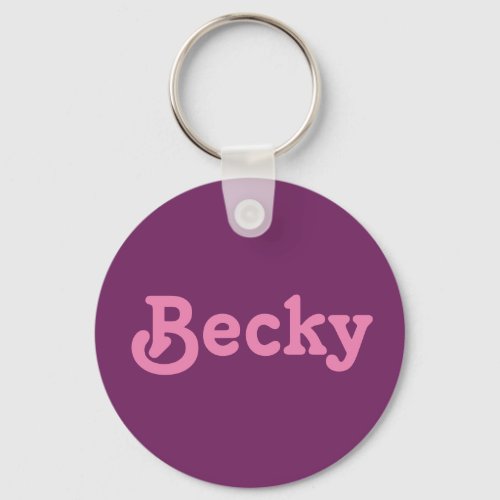 Key Chain Becky