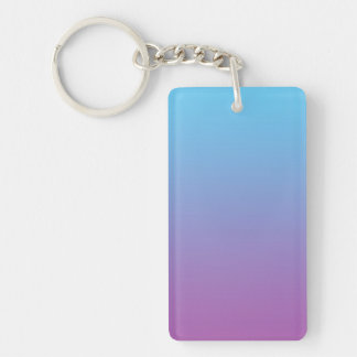 Key Chain: BLUE & PURPLE OMBRE Keychain