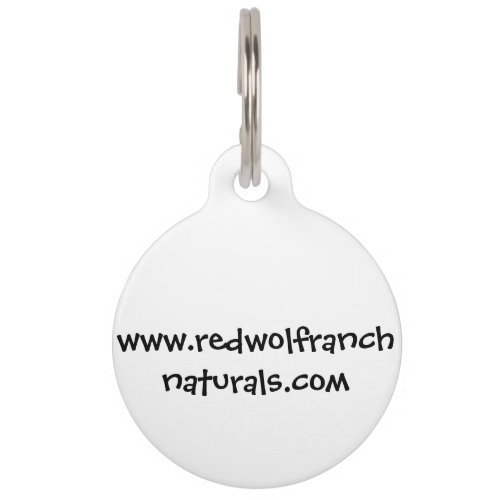 Key Chain Dog Tag with editable back