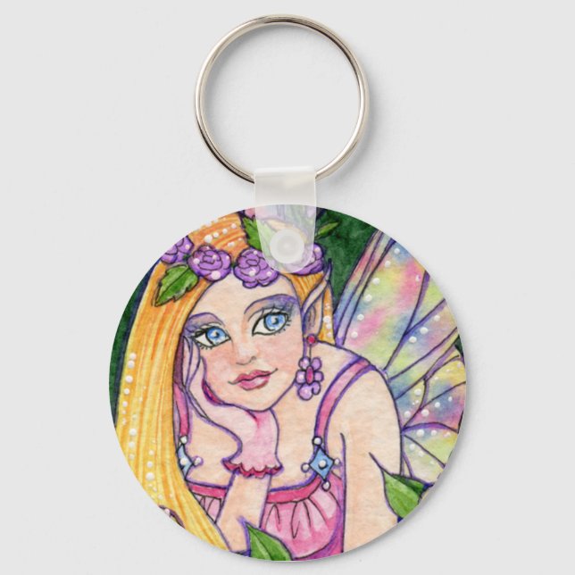 Key Chain Flower Fairy Fantasy by Ann Howard (Front)