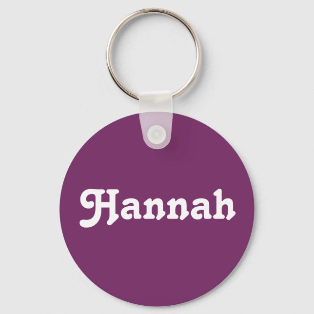 Key Chain Hannah (Front)