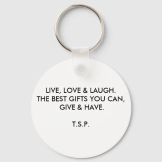 {KEY CHAIN} LIVE, LOVE & LAUGH KEYCHAIN