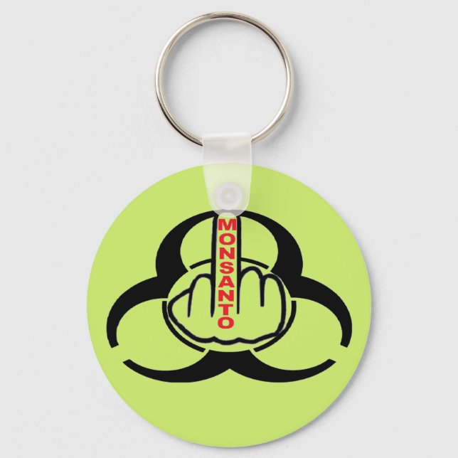 Key Chain Monsanto Bio Hazard Flip (Front)