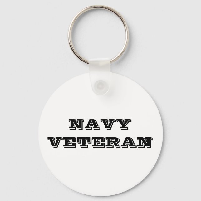 Key Chain Navy Veteran (Front)