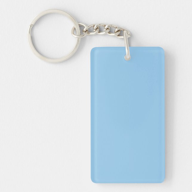 Key Chain: PALE BLUE COLOR Keychain (Front)