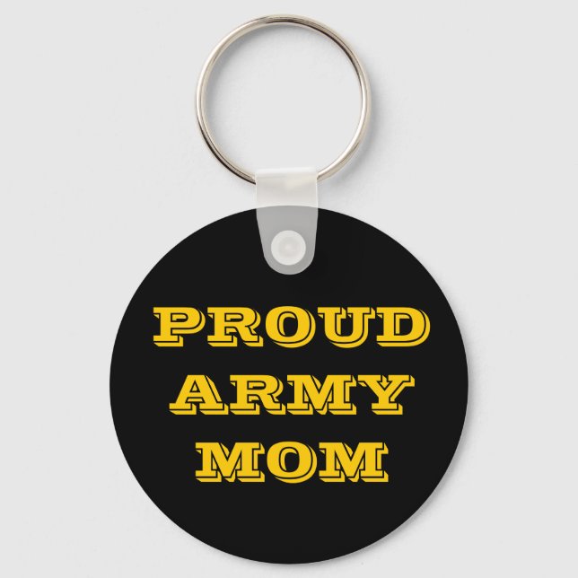 Key Chain Proud Army Mom (Front)