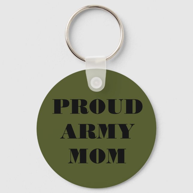 Key Chain Proud Army Mom (Front)