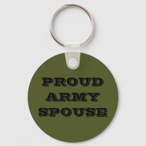 Key Chain Proud Army Spouse