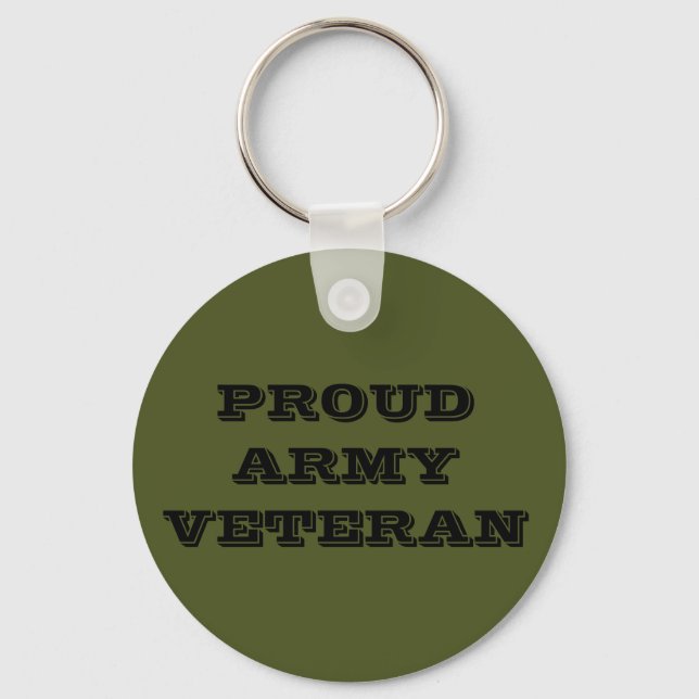 Key Chain Proud Army Veteran (Front)