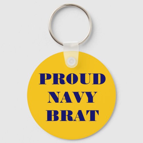 Key Chain Proud Navy Brat