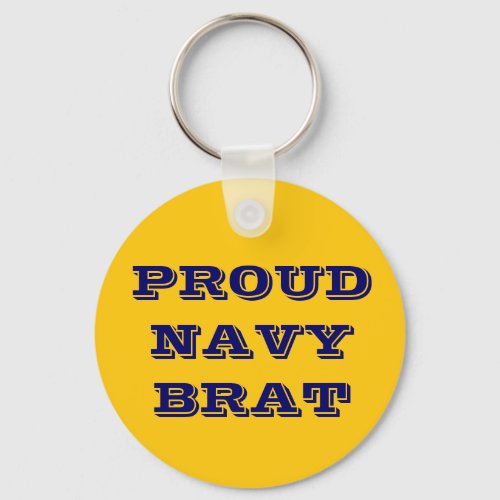 Key Chain Proud Navy Brat