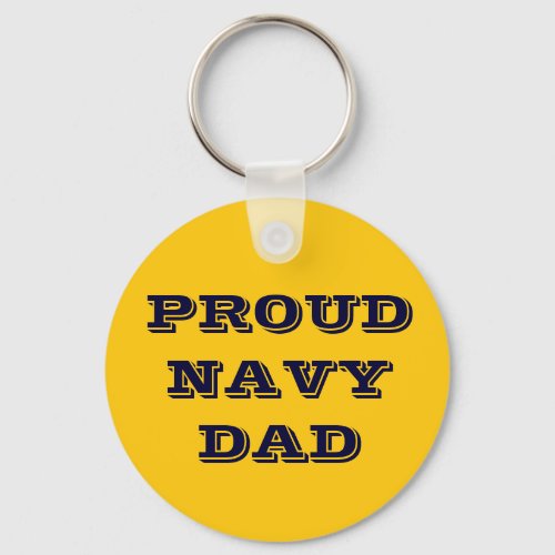 Key Chain Proud Navy Dad
