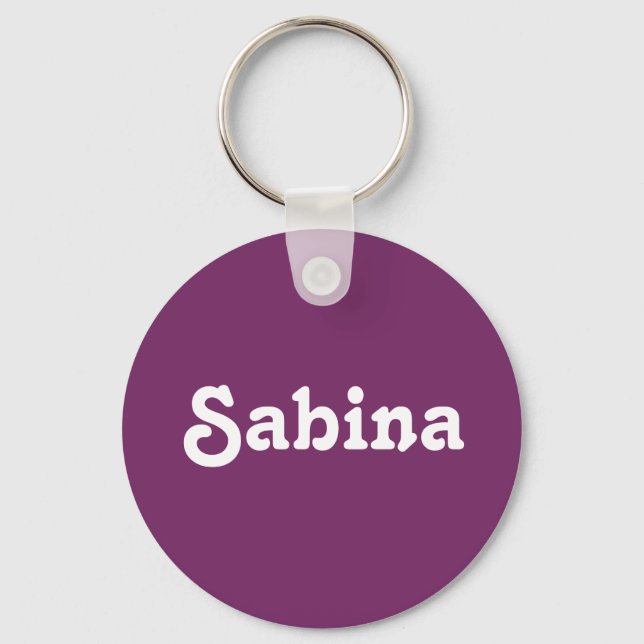 Key Chain Sabina (Front)