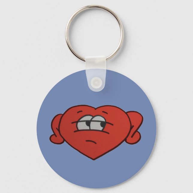 Key chain Skeptical Heart (Front)