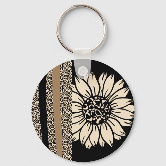 Key Chain:Sunflower Safari  Keychain (Front)