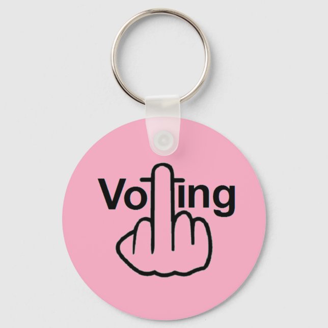 Key Chain Voting Flip (Front)