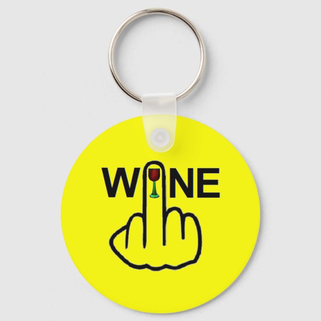 Key Chain Wine Flip (Front)