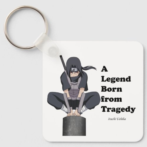 Key chains collection with Itachi style key tags 