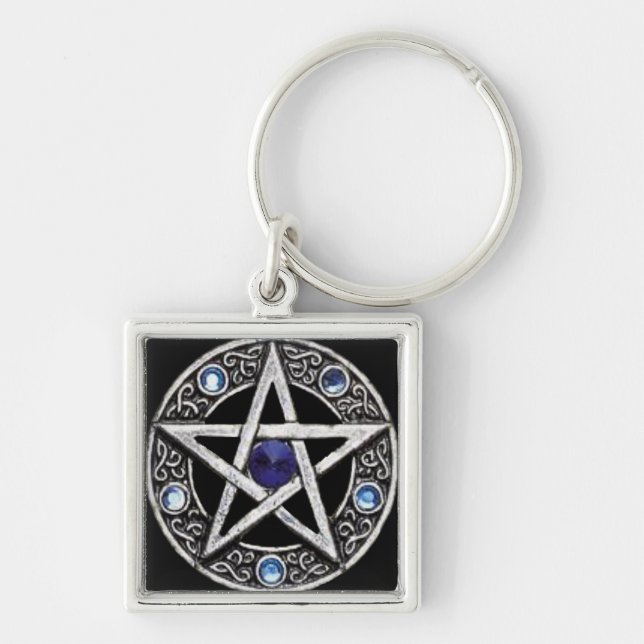 Key Chains: Jeweled Pentacle Keychain (Front)