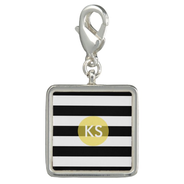 Key Charm - KS Signature Nautical Black (Front)