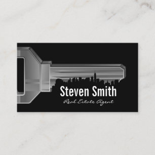Key & Cityscape Business Card