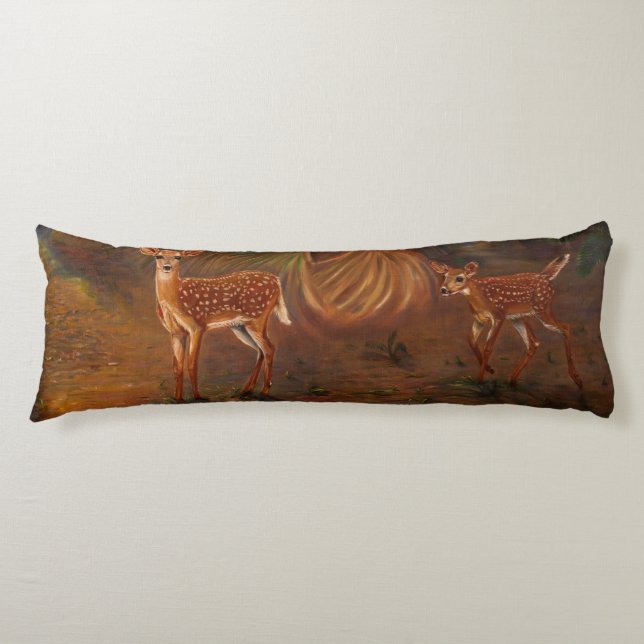 Key deer Fawns Body Pillow (Front)