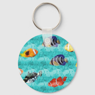Key door fish keychain