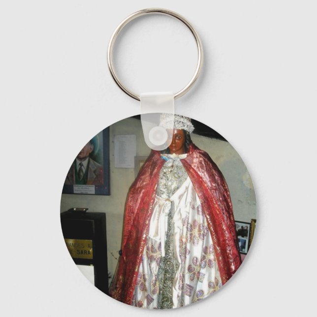 key door sainte sara keychain (Front)