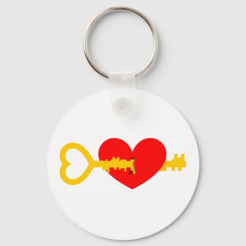 Key From The Heart Keychain