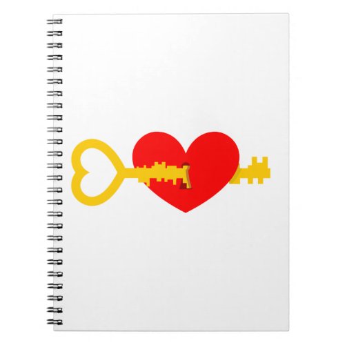 Key From The Heart Notebook