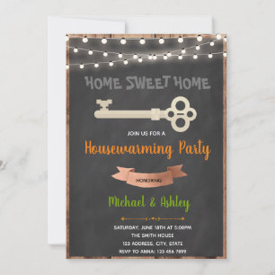 Key housewarming party Invitation