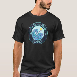 Key Largo Beach Fl Florida Souvenir Nautical Surfe T-Shirt