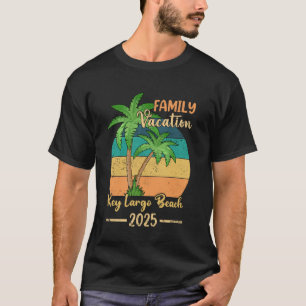 Key Largo Beach Florida Family Vacation 2025 Summe T-Shirt