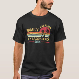 Key Largo Beach Florida Family Vacation 2025 Summe T-Shirt