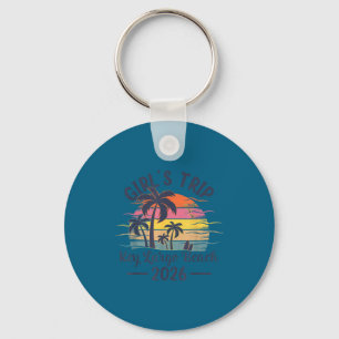 Key Largo Beach Girls Trip Summer Vibes Keychain