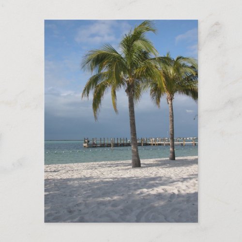 Key Largo Florida beach scene Postcard