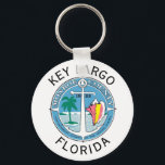 Key Largo - Florida Keys Keychain<br><div class="desc">The name comes from the Spanish Cayo Largo,  or "long key". It is both the first island and town of the Florida Keys to be reached from the Overseas Highway to Key West.</div>