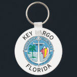 Key Largo - Florida Keys Keychain<br><div class="desc">The name comes from the Spanish Cayo Largo,  or "long key". It is both the first island and town of the Florida Keys to be reached from the Overseas Highway to Key West.</div>
