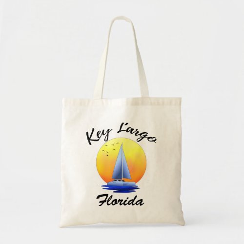 Key Largo Florida Keys Sailing Tote Bag