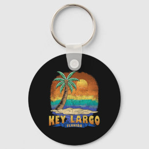 Key Largo Florida Vintage Distressed Souvenir Keychain
