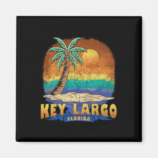 Key Largo Florida Vintage Distressed Souvenir Magnet