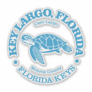 Key Largo (sea turtle) Sticker