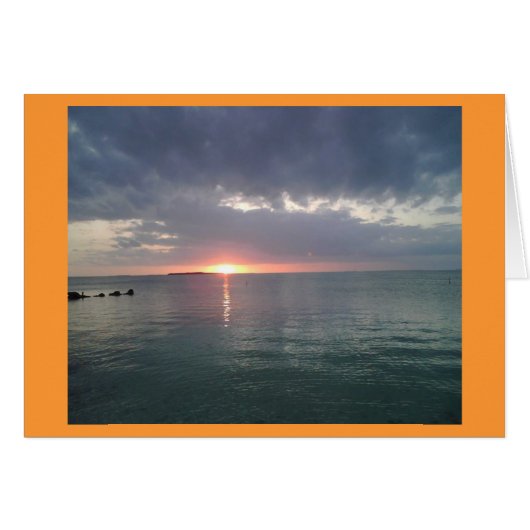 Key Largo Sunset 6 Cards (Front Horizontal)