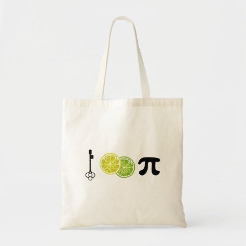 Key Lime Pi Funny Pi Day Symbol Math Nerd Engineer Tote Bag