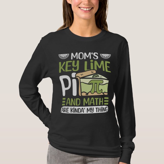 Key Lime Pie And Lemon Pie Dessert T-Shirt (Front)