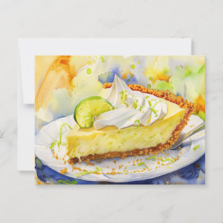 Key Lime Pie Postcard