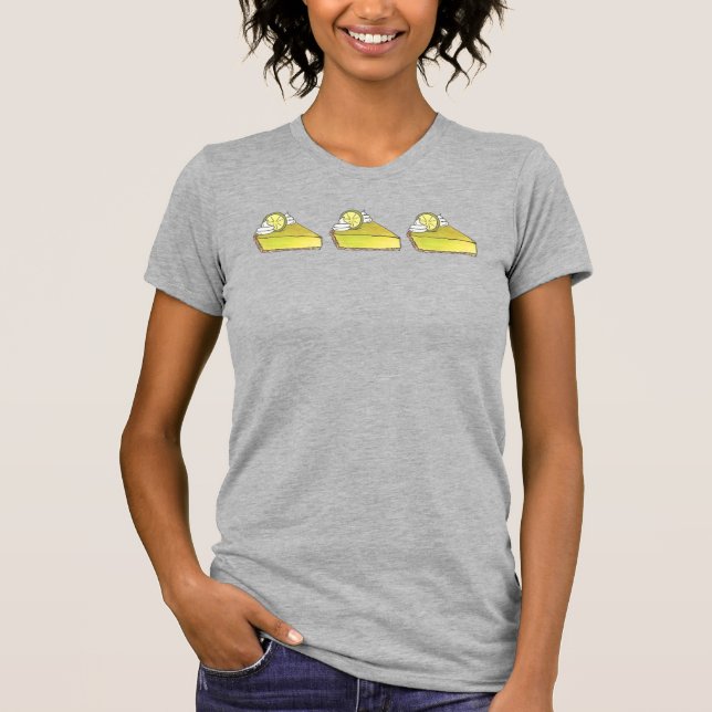 Key Lime Pie Slices T-Shirt (Front)