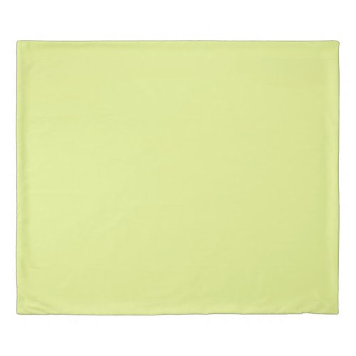 Key Lime Solid Color Duvet Cover