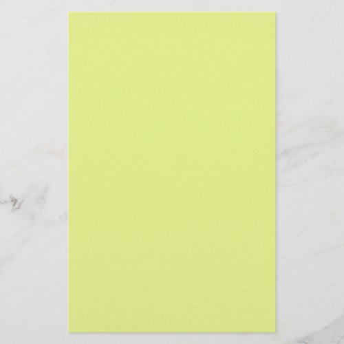 Key Lime Solid Color Stationery
